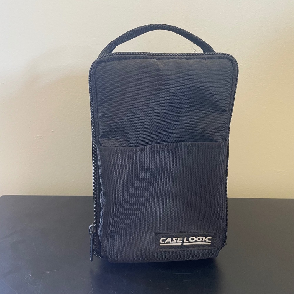 VTG Case Logic 15 disc CD Carry Storage Hard Nylon Case Holder Compact Jewel